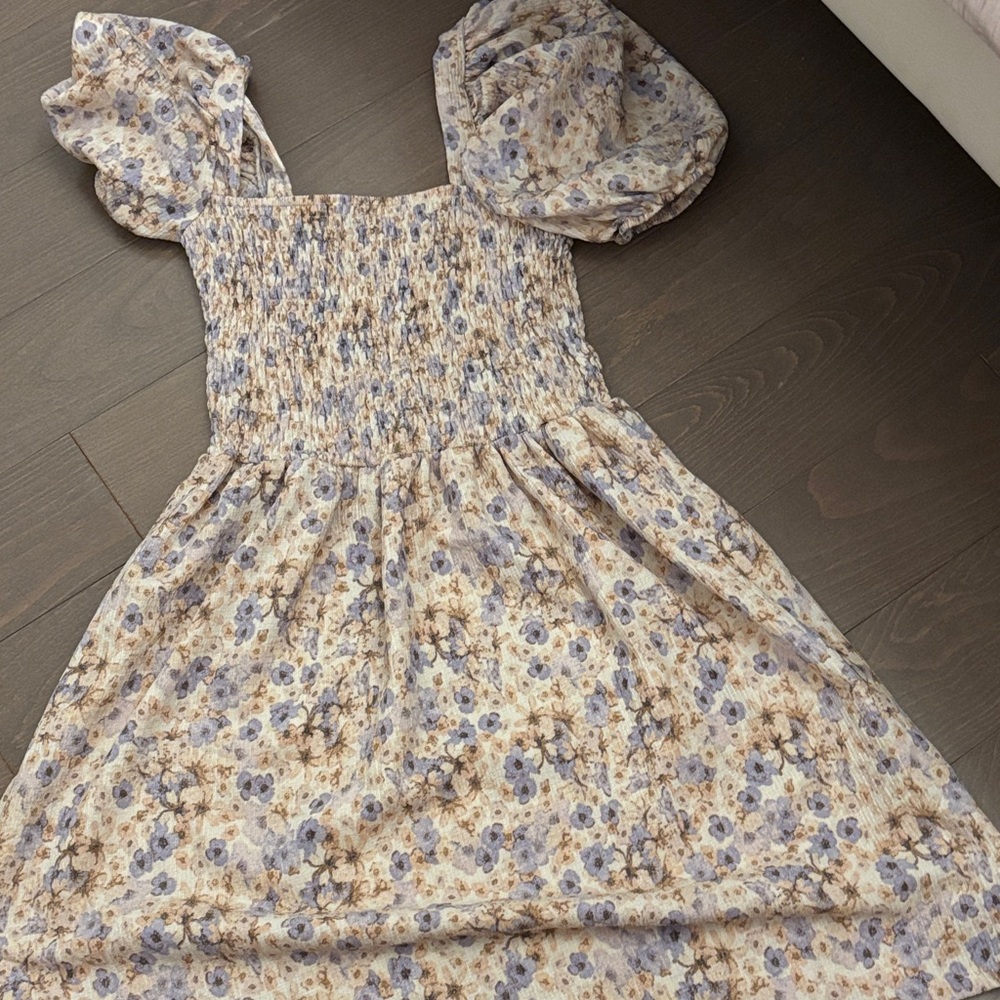 Floral Puff Sleeve Dress